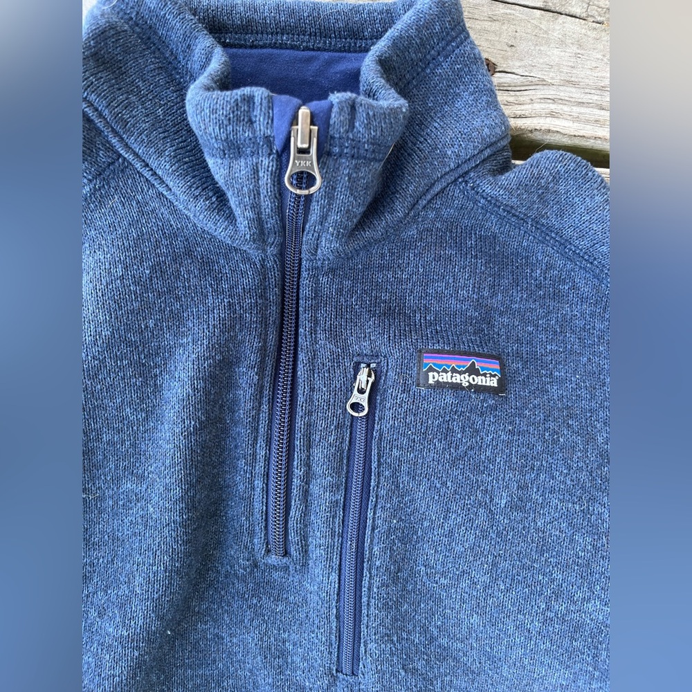 Patagonia Navy Fleece Half-Zip Pullover